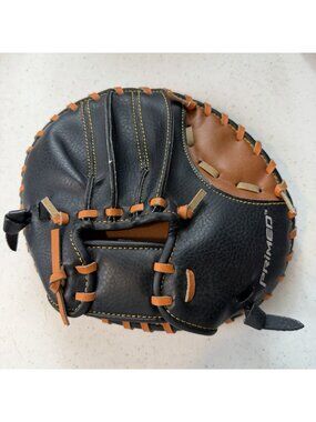 Primed Infield Pancake Training Baseball Glove Mitt Fielding Tech Brown Black